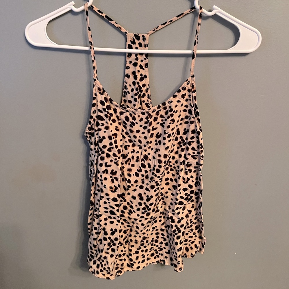 H&M cheetah tank top